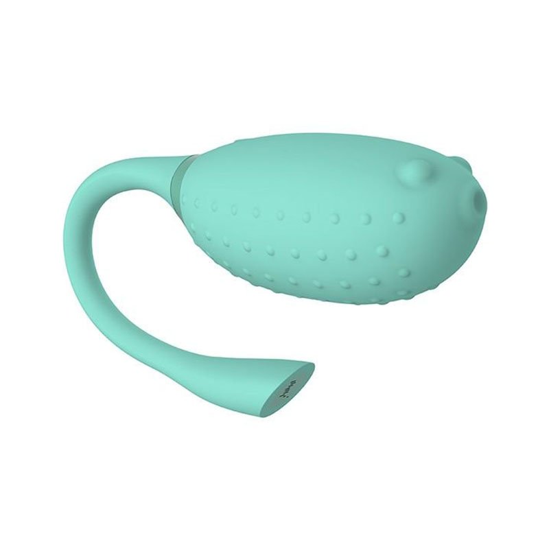 Vibrador para Casal Recarregável via USB com Controle por APP Magic Fugu Cyan | Foto 02 Vibrador para Casal Recarregável via USB com Controle por APP Magic Fugu Cyan | Foto 02