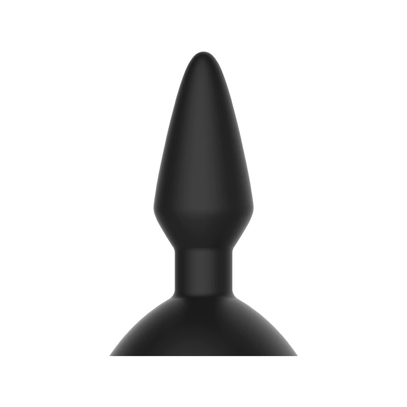 Plug Anal com Vibrador Recarreg�vel via USB com Controle por APP Equinox Preto | Foto 02