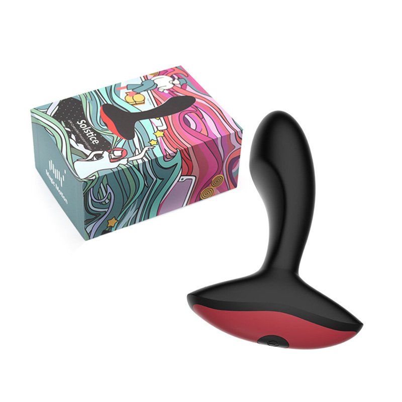 Plug Anal com Vibrador Recarregável via USB com Controle por APP Solstice Preto | Foto 01 Plug Anal com Vibrador Recarregável via USB com Controle por APP Solstice Preto | Foto 01
