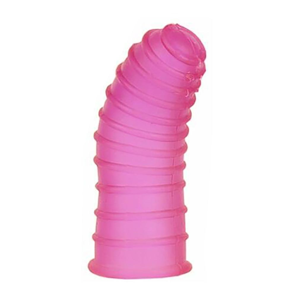 Dedeira Massageadora em Silicone Ponto G com 2 Unidades Rosa | Foto 03