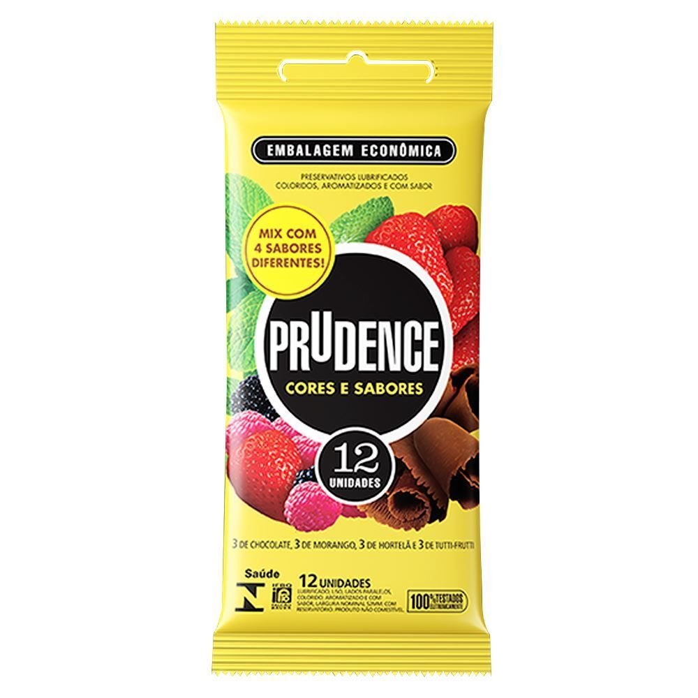 Preservativo Prudence Mix de Sabores 12 Unidades | Foto 01 Preservativo Prudence Mix de Sabores 12 Unidades | Foto 01