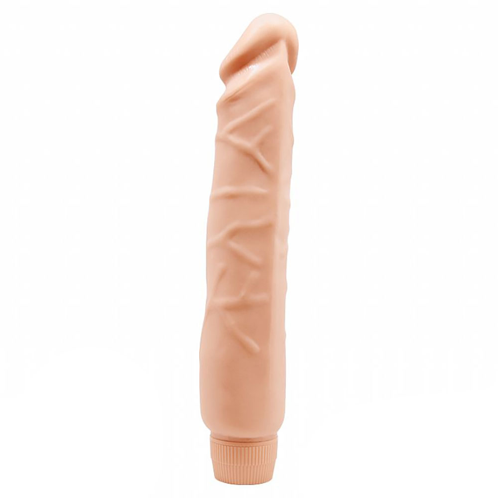 Pènis Realístico com Vibrador Multivelocidade em Soft Skin 25,5 x 4,9cm Bege | Foto 02