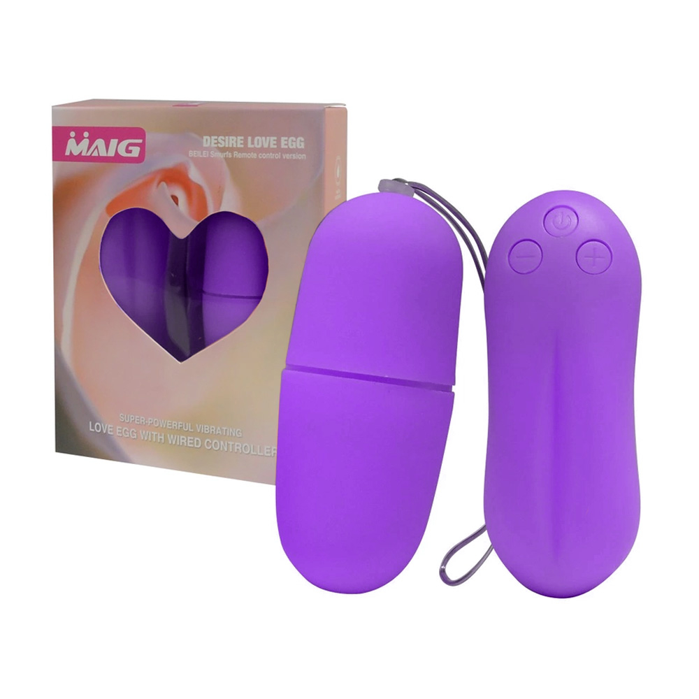 Vibrador Bullet em ABS com Controle com Fio e 60 Vibrações Roxo | Foto 01