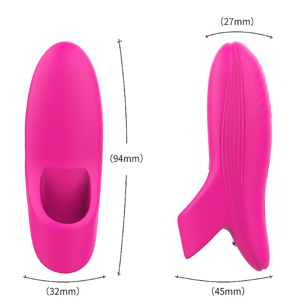 Dedeira Estimuladora Recarregável em Silicone com 9 Vibrações Dory Pink | Foto 05