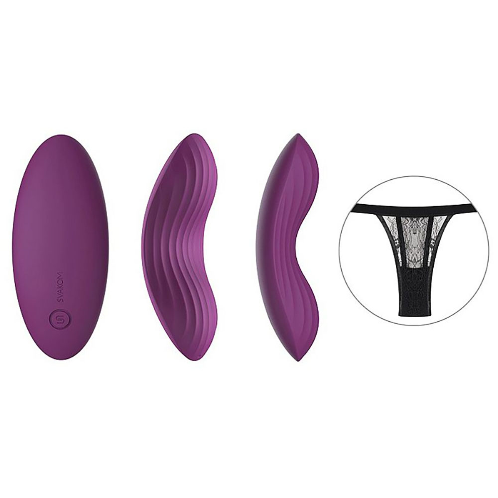 Vibrador para Clit�ris Recarreg�vel em Silicone com 11 Vibra��es Edeny Roxo | Foto 02