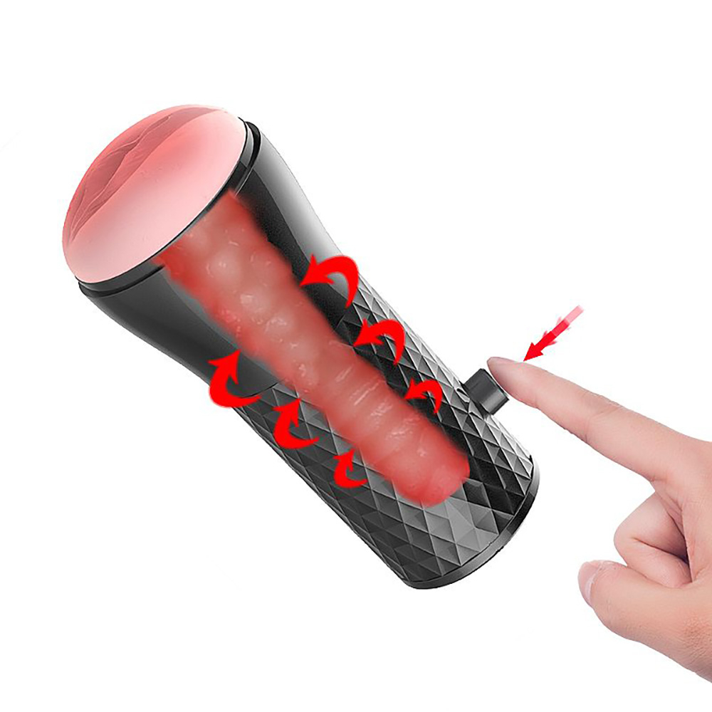 Mastubador Vagina em Silicone com Formato de Lanterna Miya Bege | Foto 04