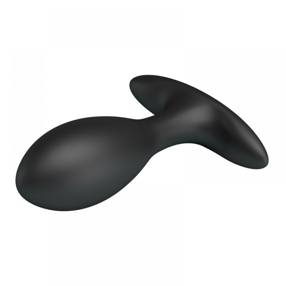 Plug Anal Infl�vel em Silicone com Esfera Interna em Metal Preto | Foto 04