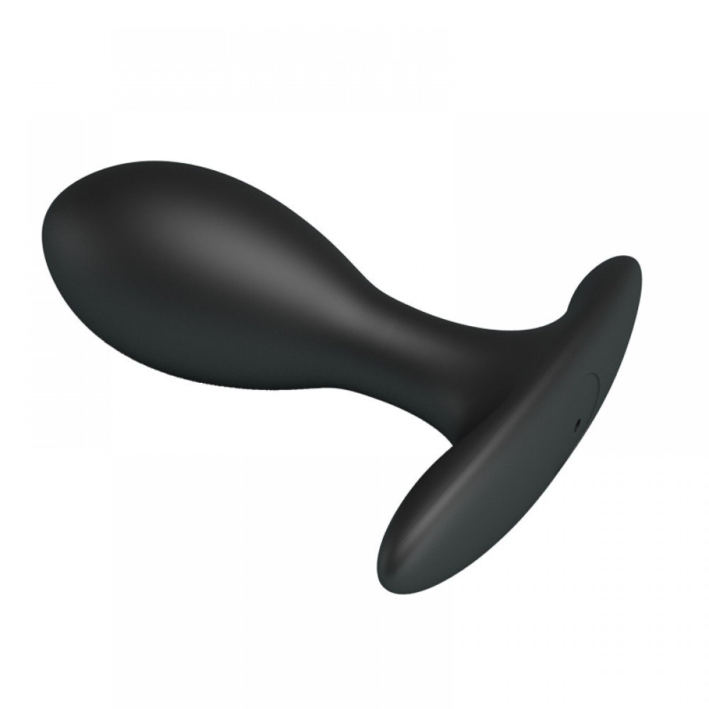 Plug Anal Infl�vel em Silicone com Esfera Interna em Metal Preto | Foto 05