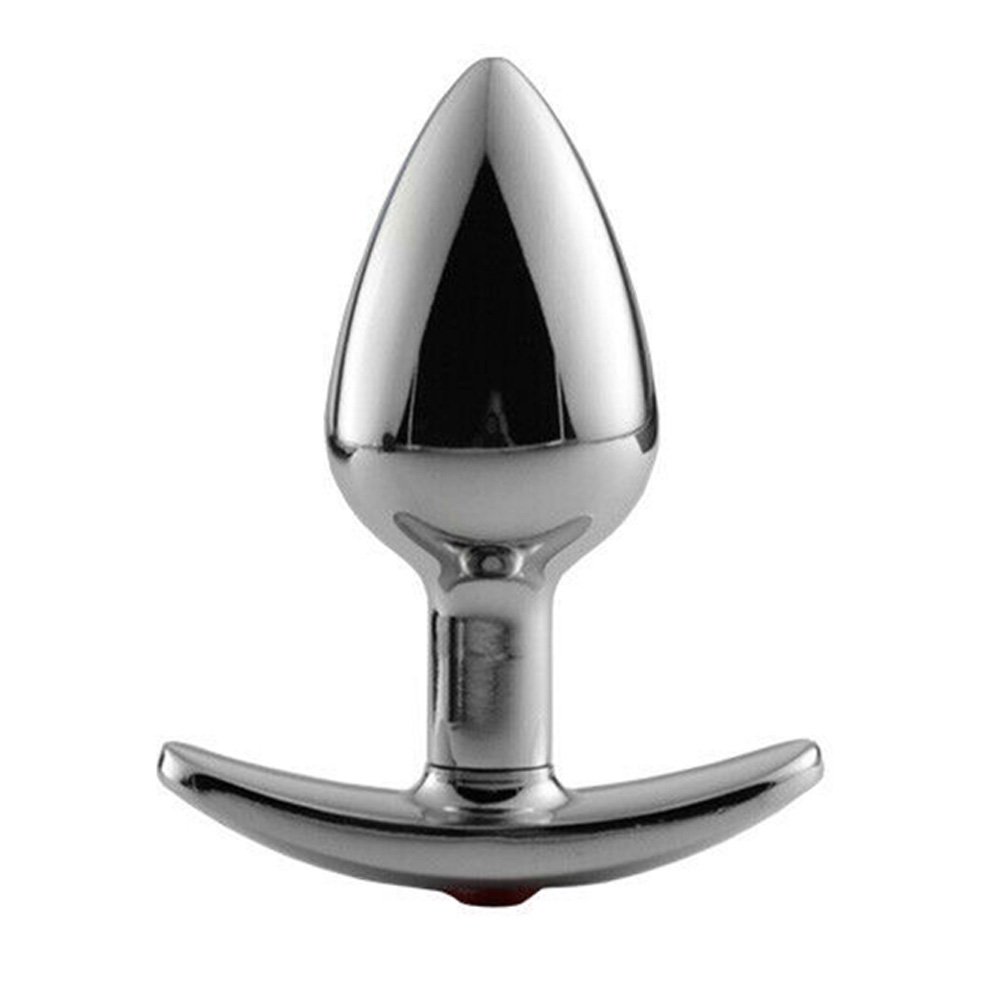 Plug Anal Joia com Base C�nica Vermelho | Foto 03