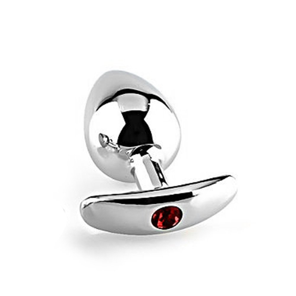 Plug Anal Joia com Base C�nica Vermelho | Foto 05