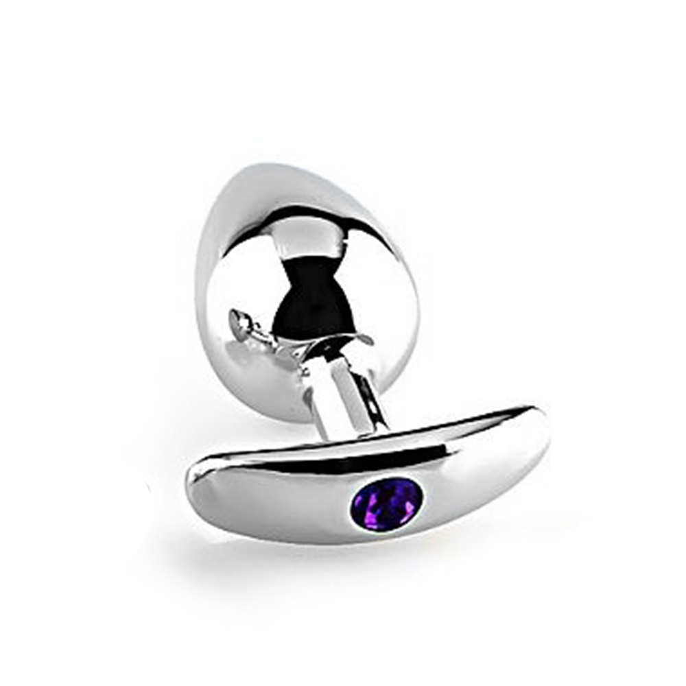 Plug Anal Joia com Base C�nica Roxo | Foto 05