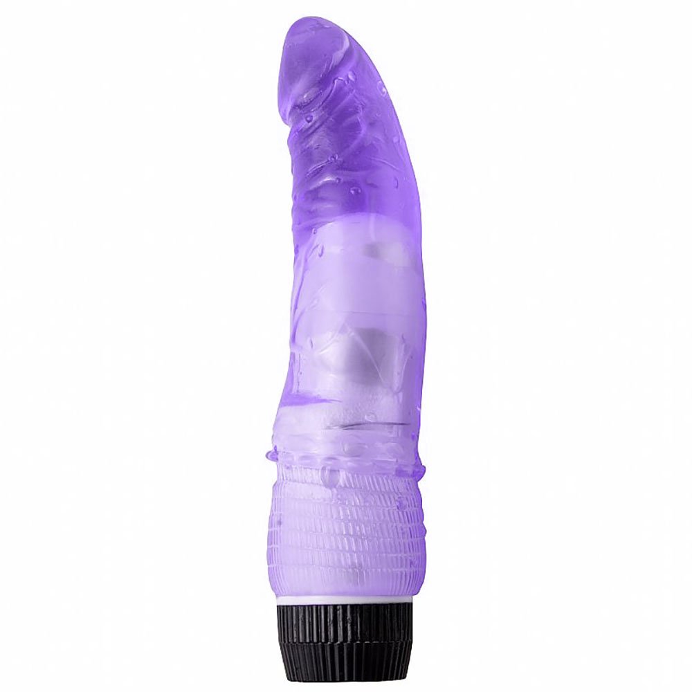 Pênis Realístico em Jelly com Vibrador Multivelocidade Maig 19 x 4cm Lilás | Foto 02