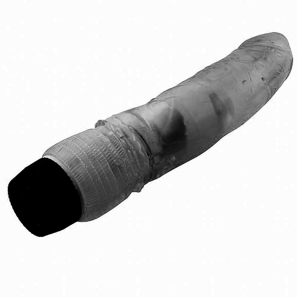 Pênis Realístico em Jelly com Vibrador Multivelocidade Maig 19 x 4cm Preto | Foto 04