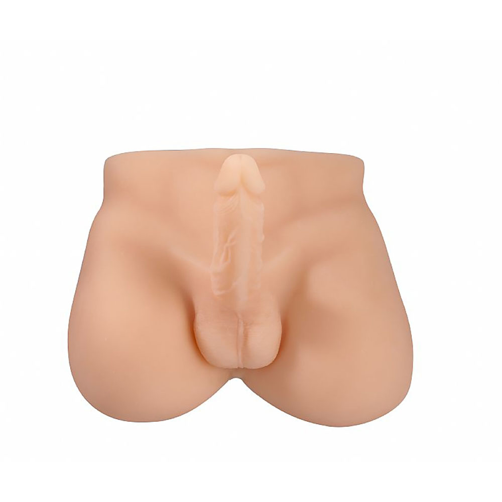 Bumbum Masculino com Pênis Vertebrado e Ânus em Cyberskin Bege | Foto 02