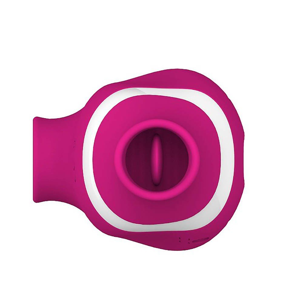 Vibrador para Clit�ris Spike Pink - Detalhe da funcionalidade de suc��o/pulsa��o