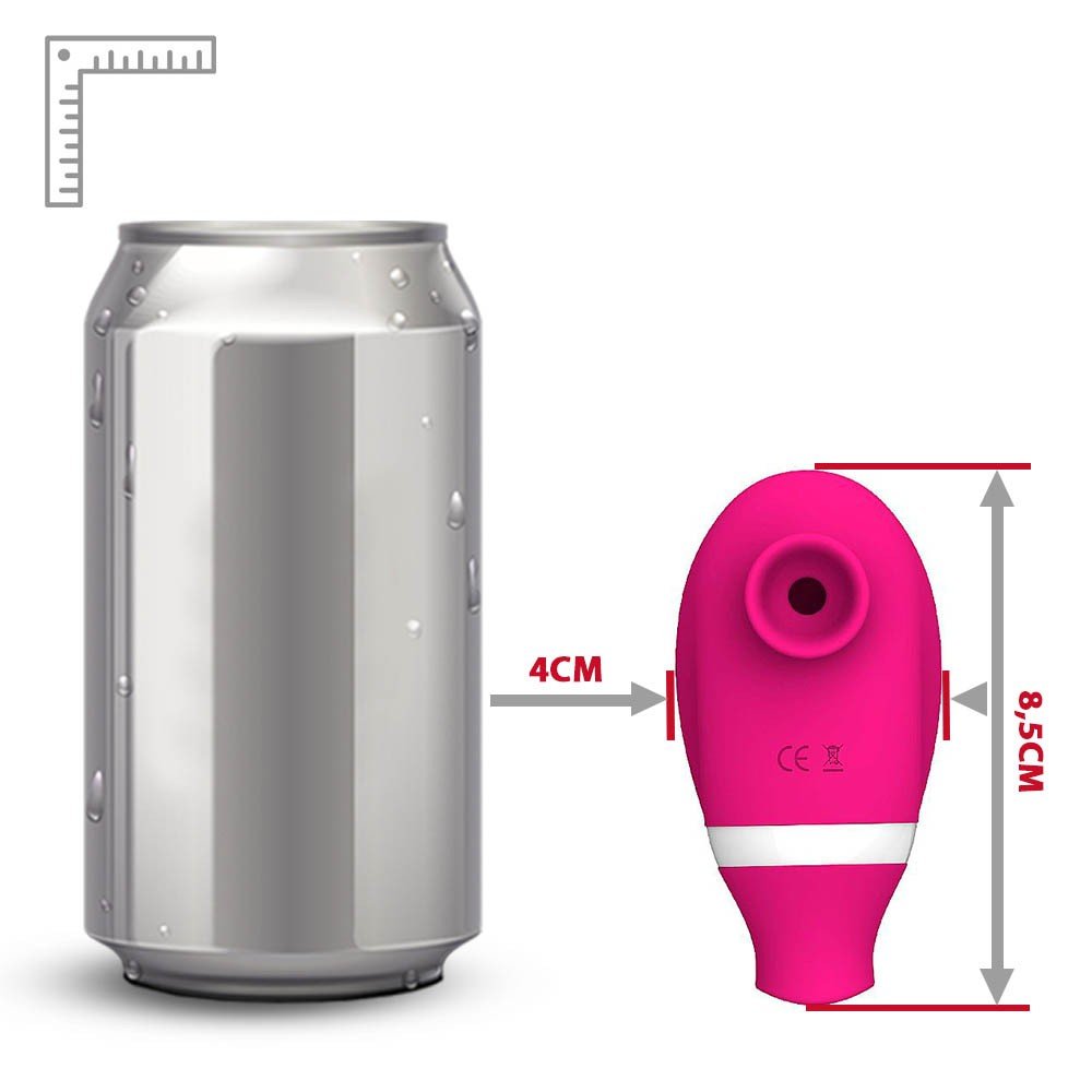 Vibrador para Clit�ris Spike Pink - Vista da base para carregamento USB
