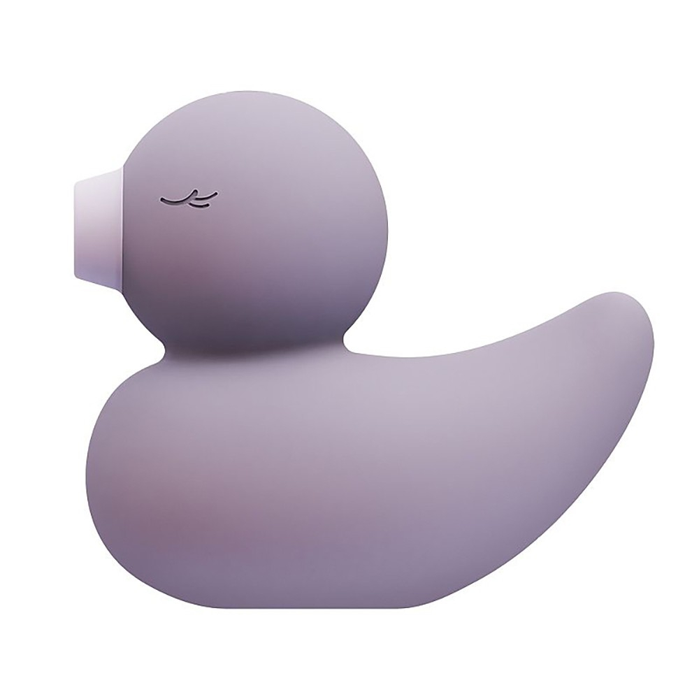 Vibrador e Sugador para Clit�ris Ducky Lil�s - Vista lateral e lisa
