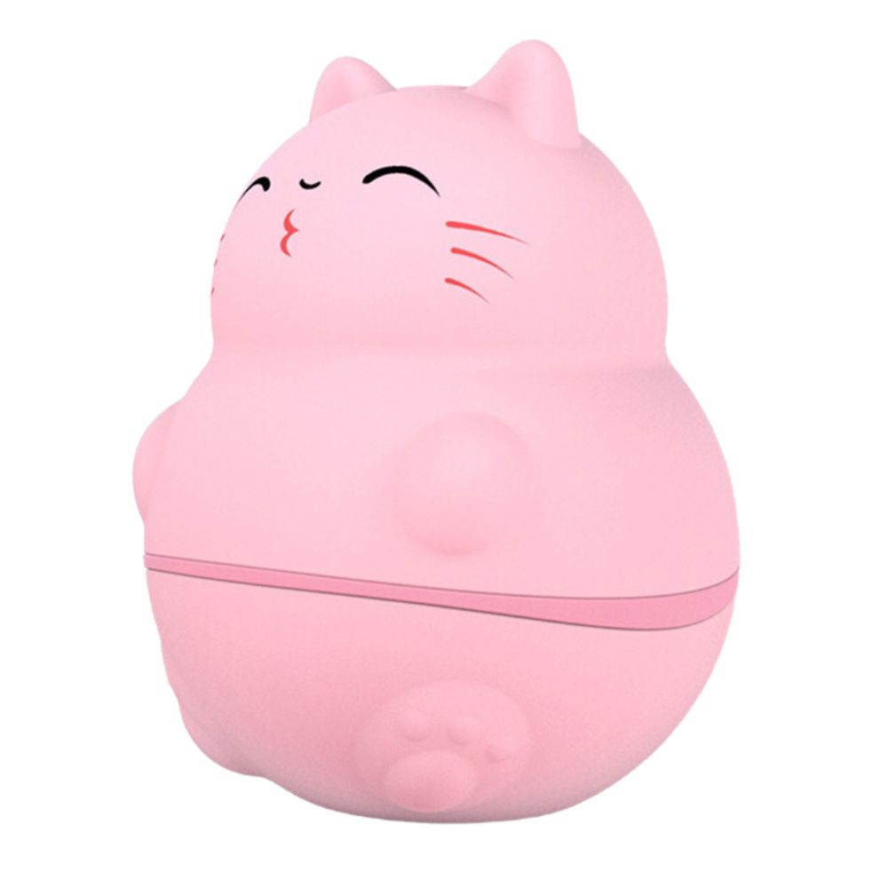 Vibrador Discreto Gatinho Rosa em vista frontal, mostrando design fofo e discreto