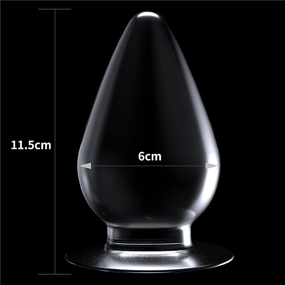 Plug Anal Flawless Clear Transparente 11,5 x 6cm | Foto 04