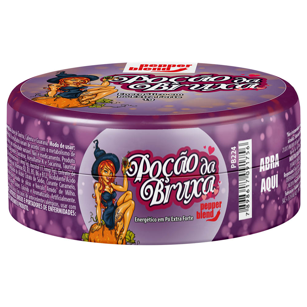 Suplemento Afrodisíaco Poção da Bruxa Energético em Pó Extra Forte 1g | Foto 01