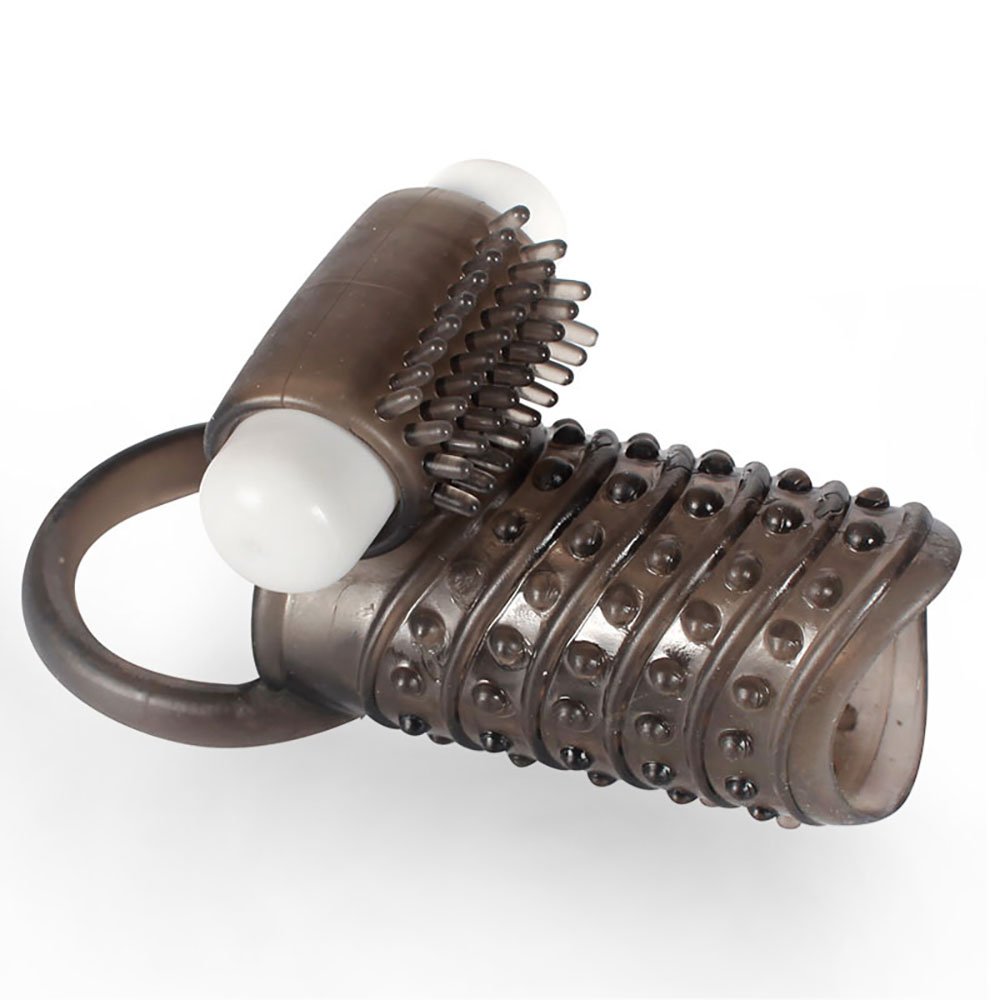 Capa Peniana Sem Cabe�a Vibe Cock Ring com Vibrador em Silicone Preto | Como usar