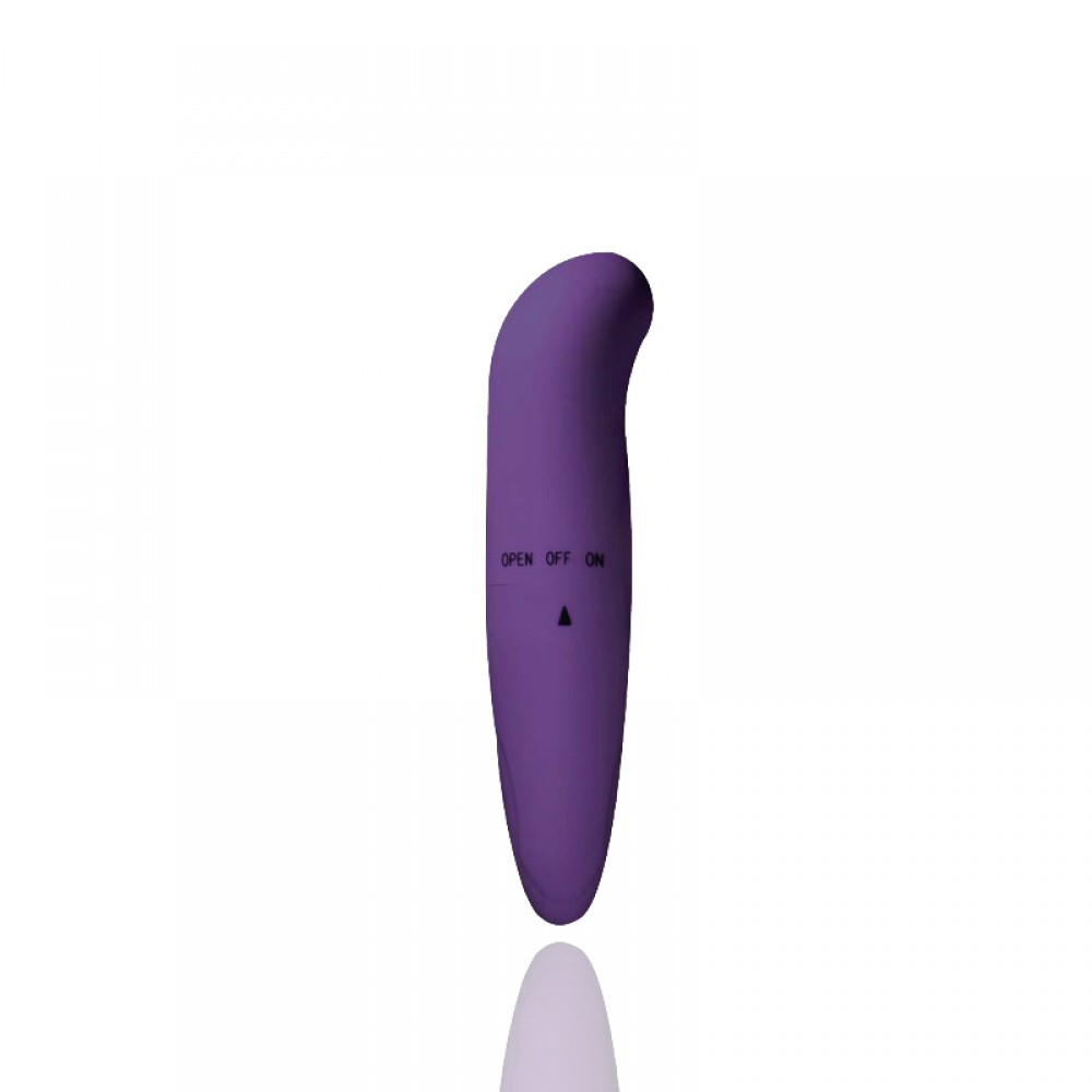 Vibrador Ponto G Aveludado 6 x 2,5cm Roxo | Foto 02