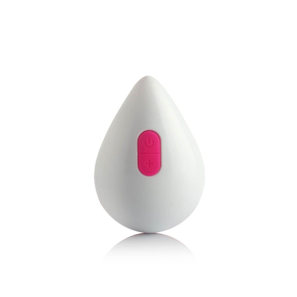 Controle remoto do Vibrador Bullet Recarreg�vel em Silicone com 10 Vibra��es Controle sem Fio WE Pink em destaque