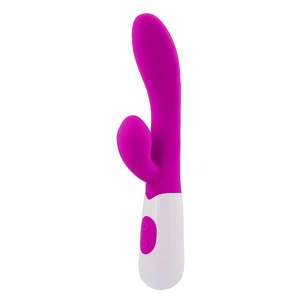 Vibrador Duplo em Silicone e ABS com 10 Vibrações Pink | Foto 01