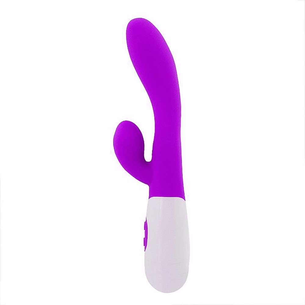 Vibrador Duplo em Silicone e ABS com 10 Vibrações Roxo | Foto 02