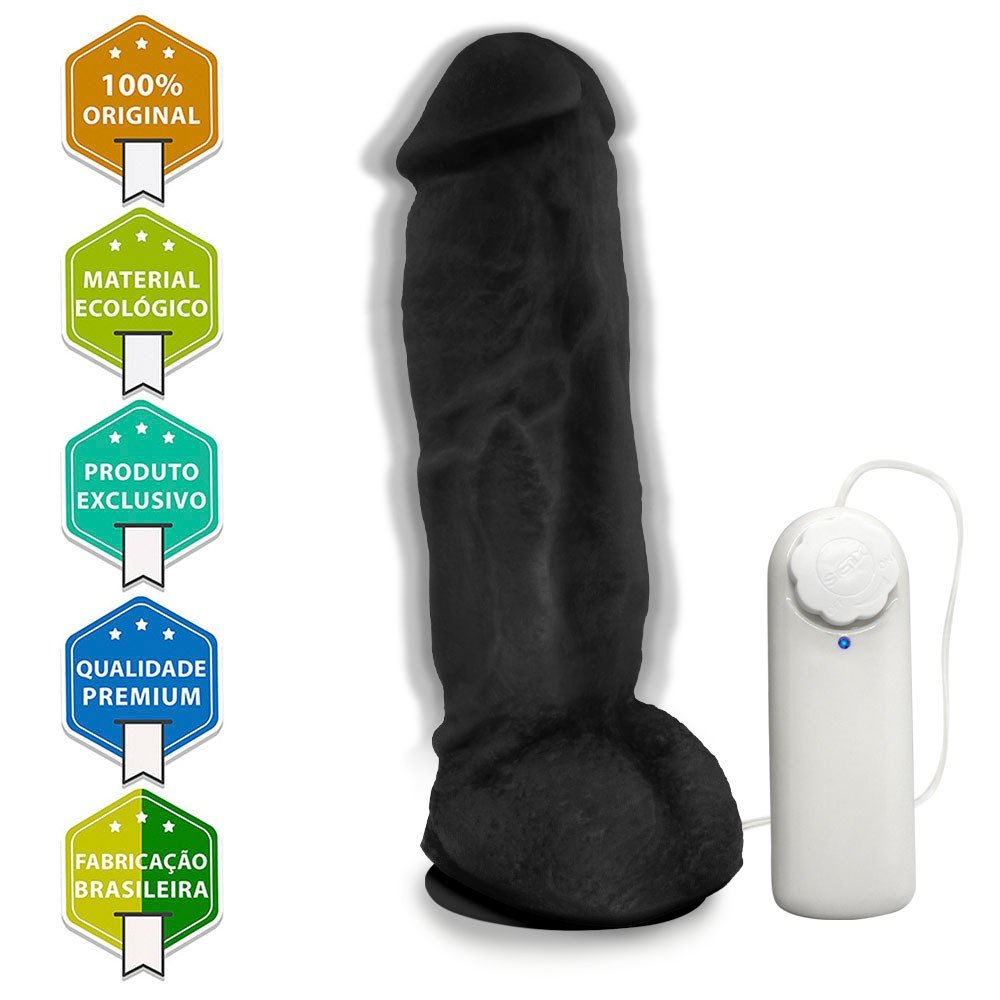 P�nis Real�stico King Kong - Vista lateral detalhada da textura e corpo do dildo