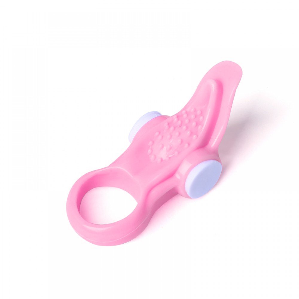Anel Peniano Vibratório em Silicone com Argola Testicular Rosa | Foto 01 Anel Peniano Vibratório em Silicone com Argola Testicular Rosa | Foto 01