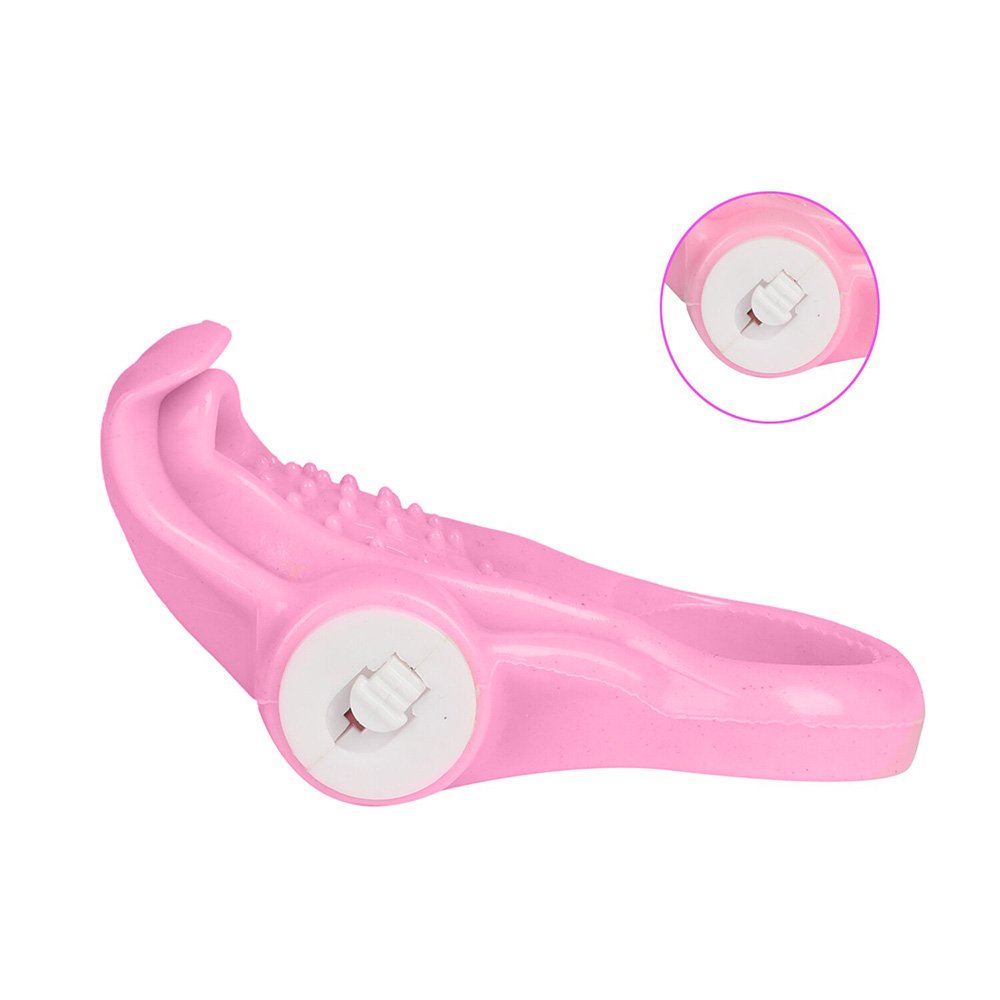 Anel Peniano Vibratório em Silicone com Argola Testicular Rosa | Foto 03 Anel Peniano Vibratório em Silicone com Argola Testicular Rosa | Foto 03
