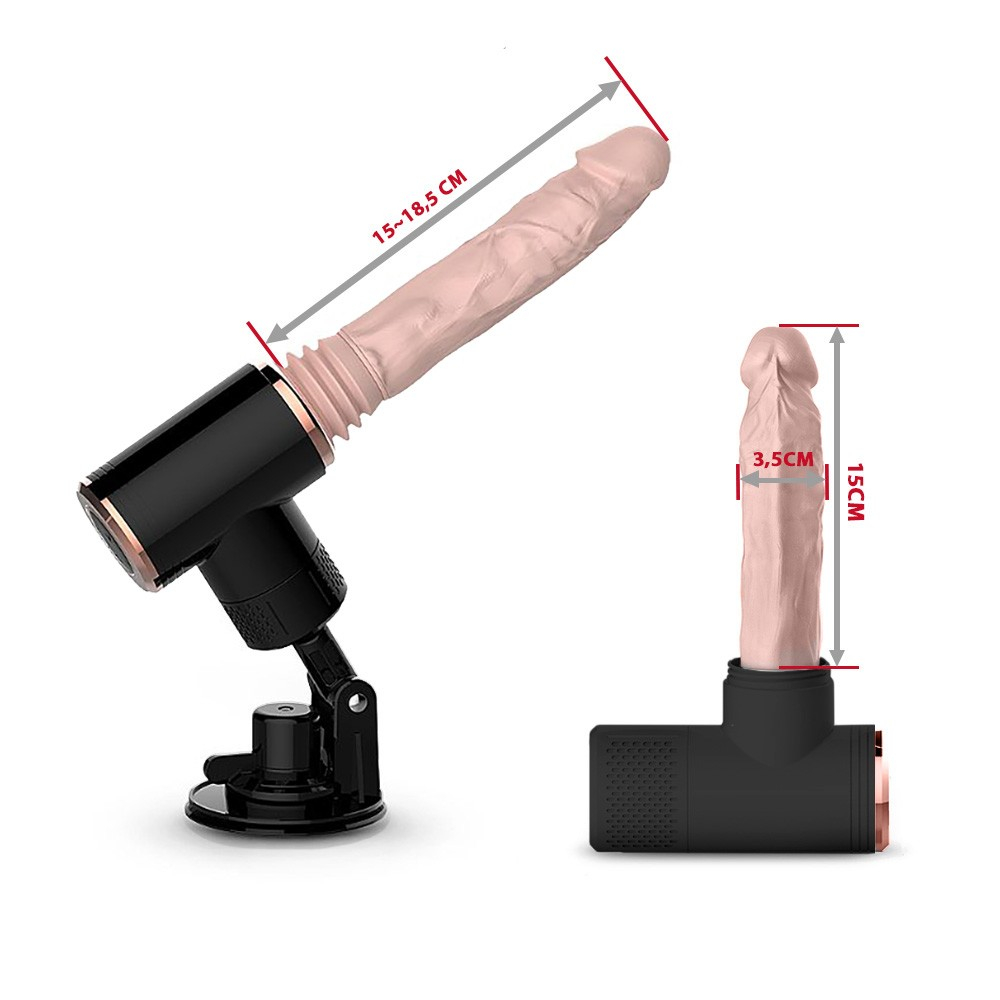 Máquina de Sexo com Aquecimento 7 Vibrações e Movimentos de Vai e Vem Recarregável Preto | Foto 06 Ilustrativa Máquina de Sexo com Aquecimento 7 Vibrações e Movimentos de Vai e Vem Recarregável Preto | Foto 06 Ilustrativa