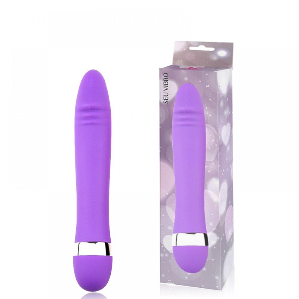 Vibrador Personal com Relevo na Ponta e 10 Vibrações 14 x 2,5cm Roxo | Foto 01 Vibrador Personal com Relevo na Ponta e 10 Vibrações 14 x 2,5cm Roxo | Foto 01