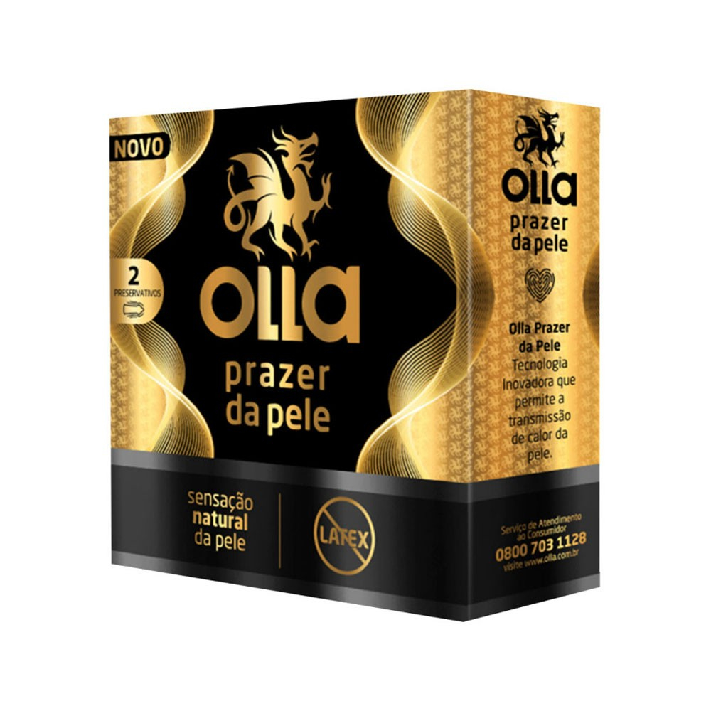 Preservativo Olla Prazer da Pele 2 Unidades | Foto 01