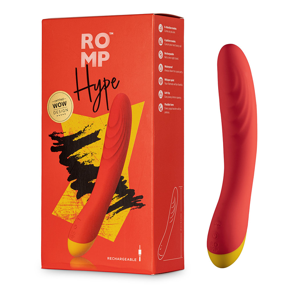 Vibrador Ponto G Romp Hype Vermelho | Foto 01 Vibrador Ponto G Romp Hype Vermelho | Foto 01