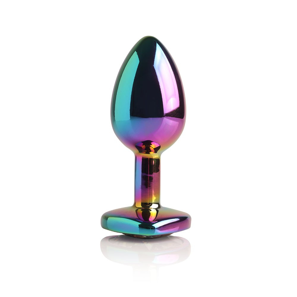 Plug Anal Joia em A�o Luc 7 x 2,5cm Furta-Cor | Foto 02