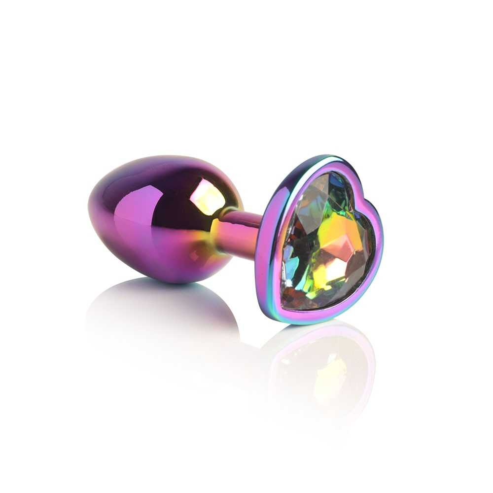 Plug Anal Joia em A�o Luc 7 x 2,5cm Furta-Cor | Foto 04