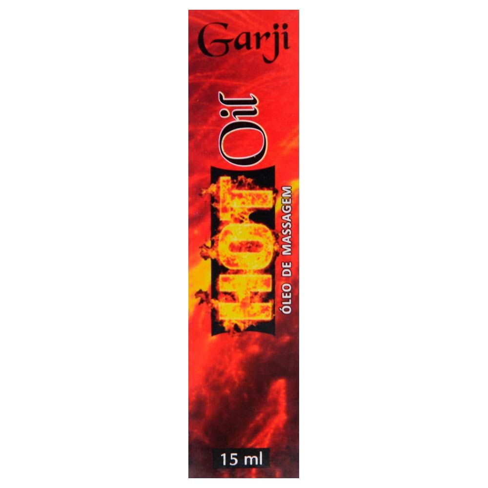 Hot Oil �leo de Massagem com Aquecimento Spray 15ml, embalagem de papel individual do produto
