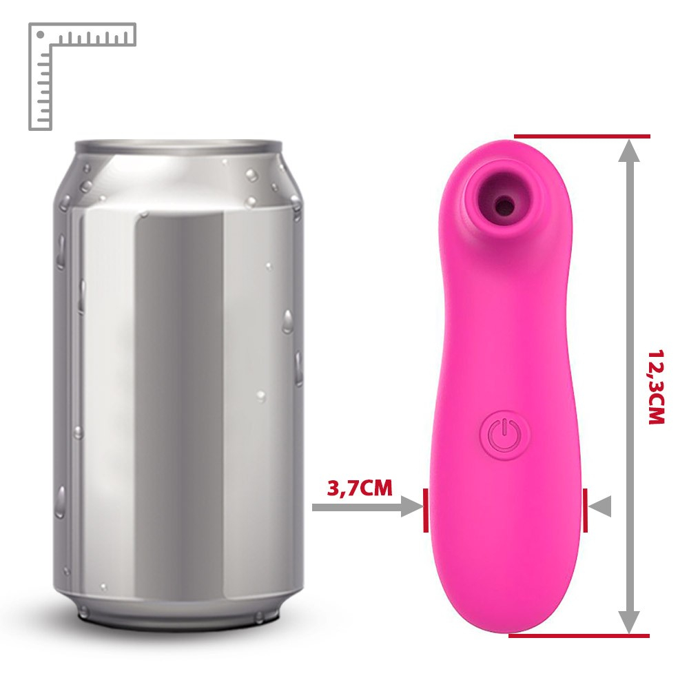 Pulsador de Clit�ris em Silicone Sofie Pink em embalagem aberta, expondo o produto e seus detalhes.