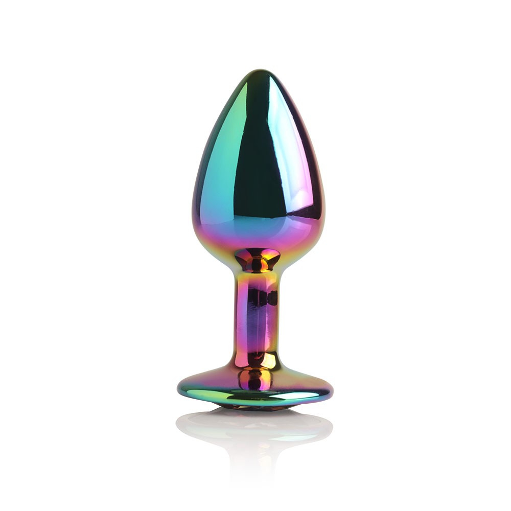 Plug Anal Joia em A�o Gil 7 x 2,5cm Furta-Cor | Foto 02