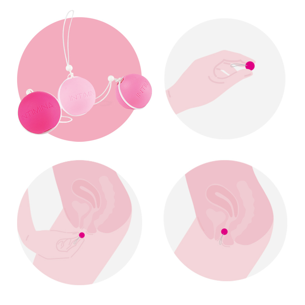 Kit com 3 Bolas de Pompoarismo Laselle 28g, 38g e 48g Pink | Foto 05 Kit com 3 Bolas de Pompoarismo Laselle 28g, 38g e 48g Pink | Foto 05
