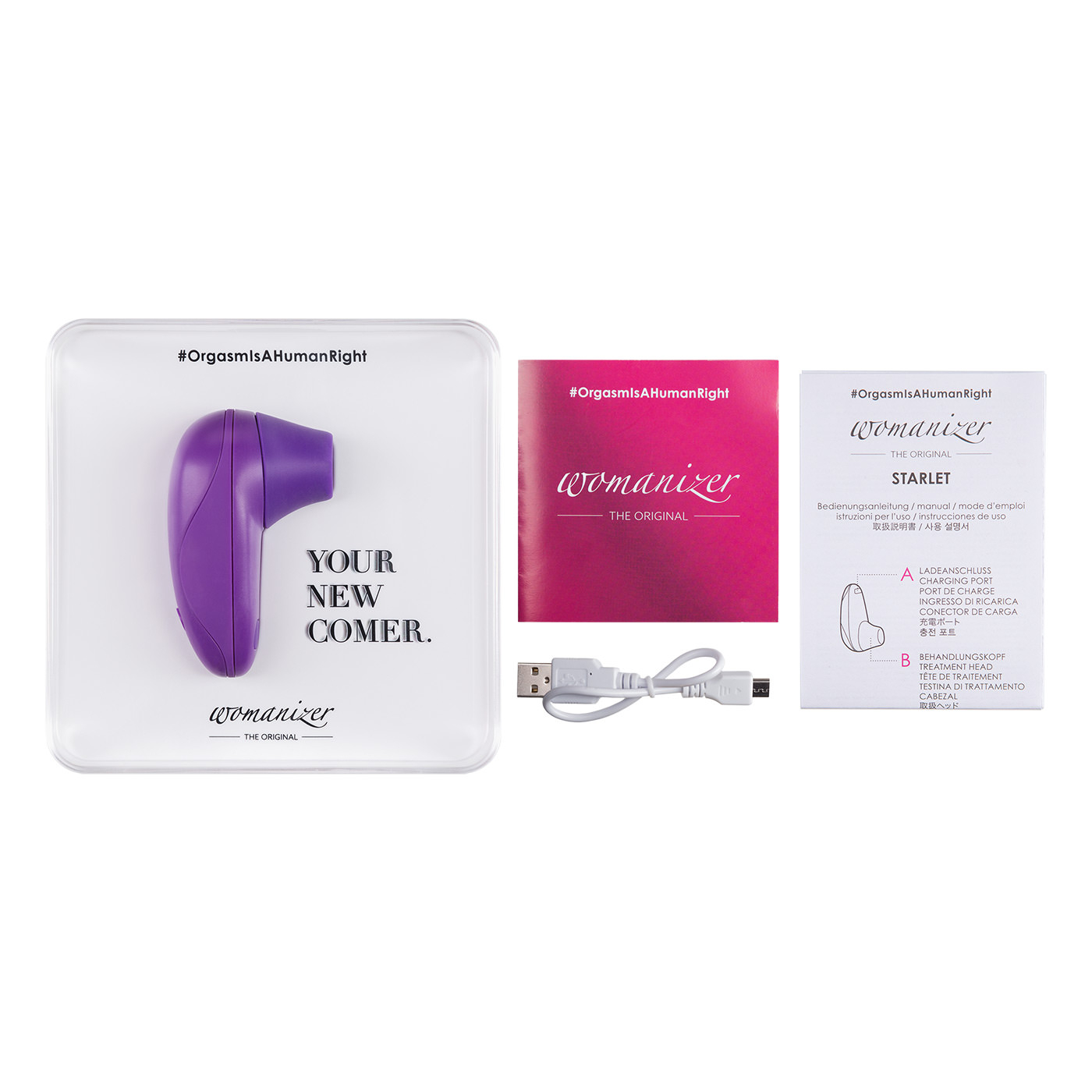 Sugador de Clitóris Womanizer Starlet Roxo | Foto 05 Sugador de Clitóris Womanizer Starlet Roxo | Foto 05