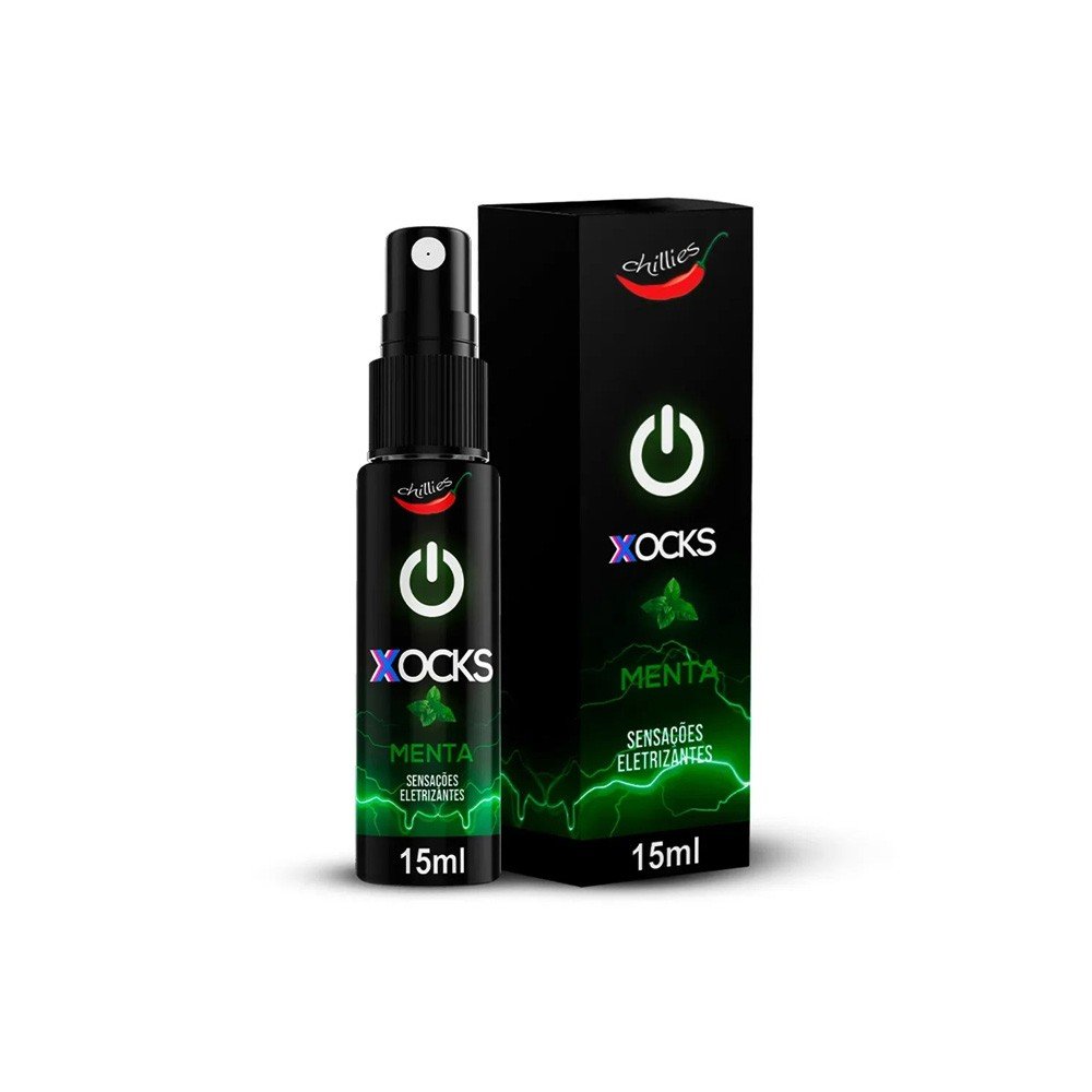 Tampa do frasco do Vibrador L�quido Aroma Menta Xocks 15ml, garantindo a prote��o do produto