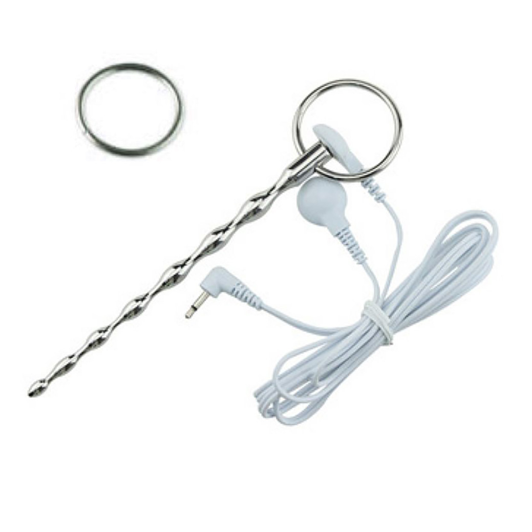 Penetrador de Uretra em A�o para Pr�tica de Souding com Dispositivo para Choque 12 x 0,6cm | Foto 02