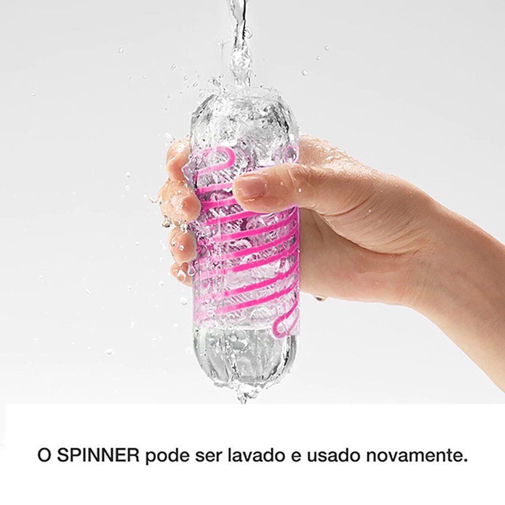 Masturbador Masculino Texturizado Tenga Spinner 06 Brick Preto | Foto 05