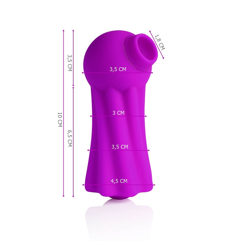 Sugador de Clitóris Recarregável em Silicone 7 Velocidades Fun Polvu | Foto 06