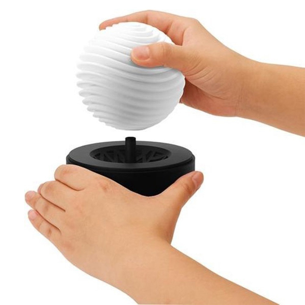 Masturbador Masculino Texturizado Tenga Geo Aqua Branco | Foto 02