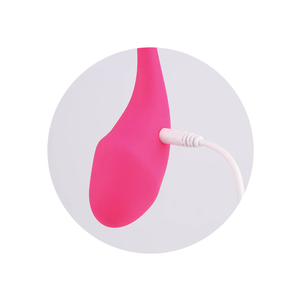 Cápsula Vibratória Recarregável em Silicone Multivelocidade e Controle via APP Eva Pink | Foto 06