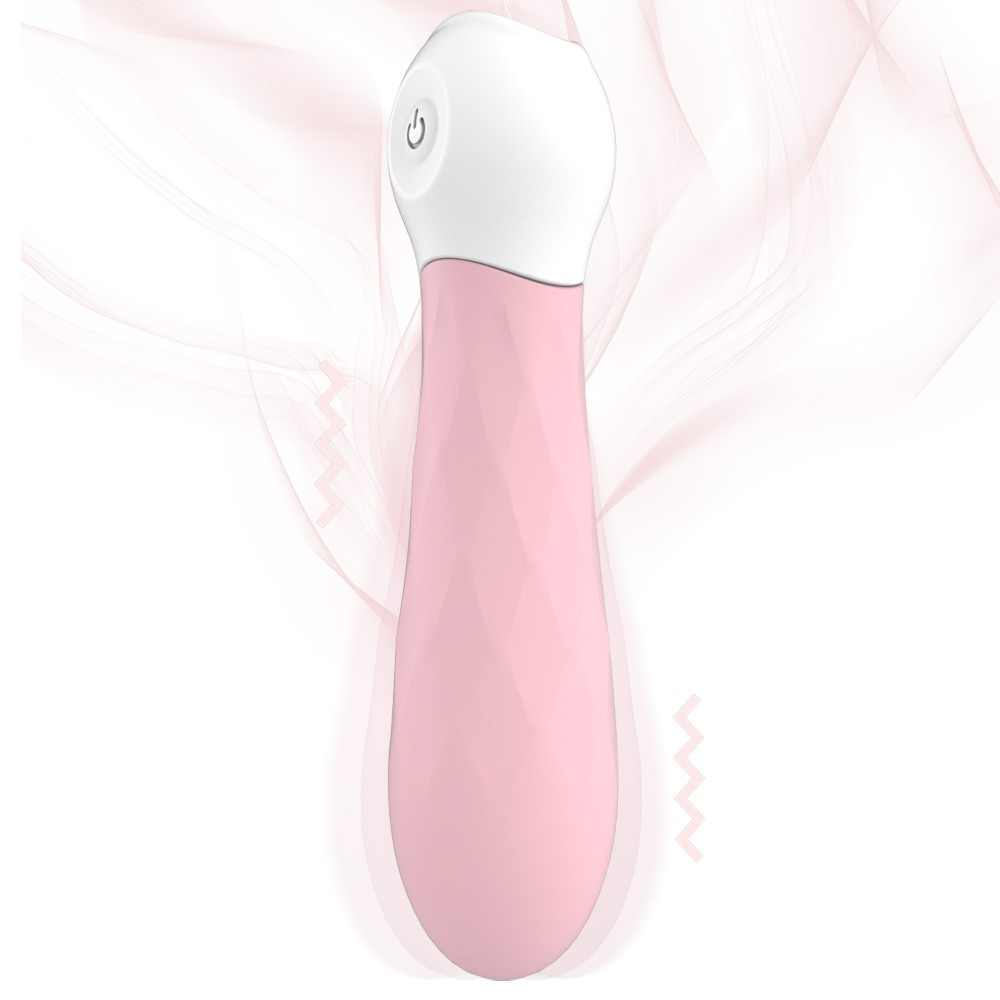 Vibrador Feminino em Silicone Recarregável com 9 Vibbrações Mini-3 Rosa | Foto 02